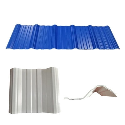 Folhas de telhado corrugadas de UPVC ecológicas em várias cores e tamanhos 900mm-1360mm para soluções de telhado sustentáveis