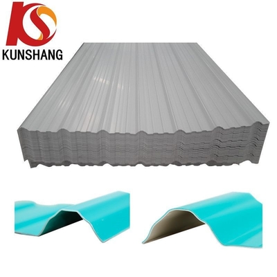 Folhas de telhado corrugadas de UPVC ecológicas em várias cores e tamanhos 900mm-1360mm para soluções de telhado sustentáveis