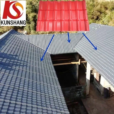 Material de construção telha à prova d'água 35,00cm * 30,00cm * 15,00cm Tamanho do pacote Proteção contra incêndio B1 ASA Telha/folha de resina sintética
