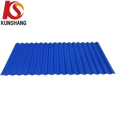 Resistente a intempéries ASA UPVC Roofing Wave Sheet para Home Package Tamanho 220.00cm * 113.00cm * 15.00cm Fácil de Instalação