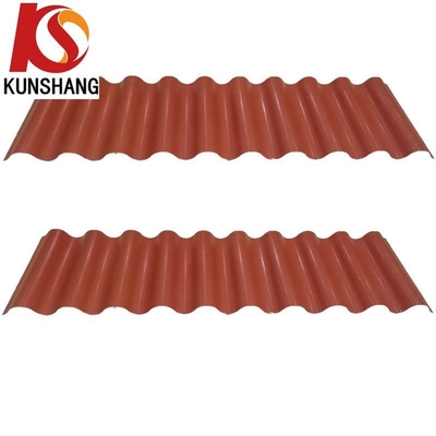 Resistente a intempéries ASA UPVC Roofing Wave Sheet para Home Package Tamanho 220.00cm * 113.00cm * 15.00cm Fácil de Instalação