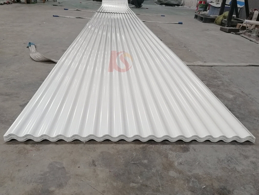 Resistente a intempéries ASA UPVC Roofing Wave Sheet para Home Package Tamanho 220.00cm * 113.00cm * 15.00cm Fácil de Instalação