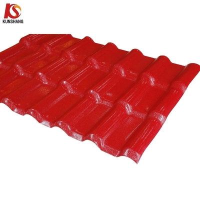 S Chapas de carregamento Quantidade 4500-6000m2 por contêiner 1050mm Folha de telhado ASA Cobertura Folhas de telhado ASA PVC Espanhol Chapa de resina sintética