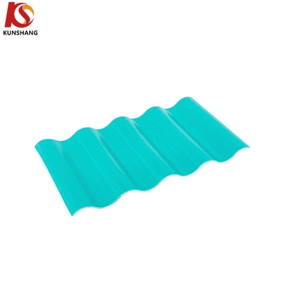 Folha de telhado de ondas de PVC impermeável ASA para performance de longa duração no armazém espessura 1,0-3,0 mm