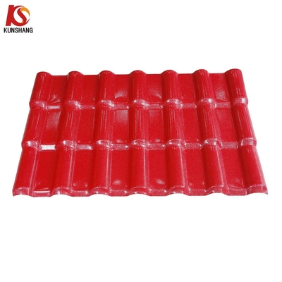 Código H.S. 39259000 Telhas S de alta resistência 1050mm Largura ASA PVC Telhas de telhado de resina sintética para solução de materiais de construção
