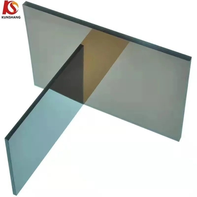 Comprimento 5800mm Material de construção de plástico telhado telha superfície finalizada quadro publicitário folha sólida de policarbonato