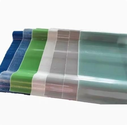 Telhas de telhado simples modernas impermeáveis superfície lisa folha de telhado de FRP com design personalizado e 100% impermeável