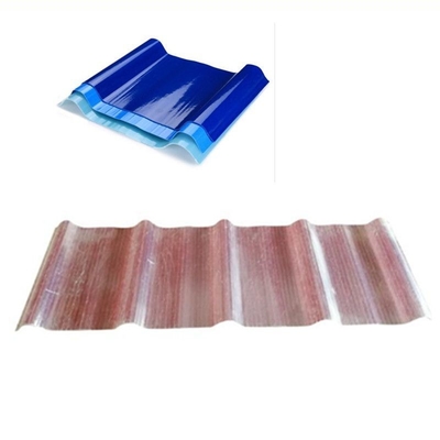Telhas de telhado simples modernas impermeáveis superfície lisa folha de telhado de FRP com design personalizado e 100% impermeável