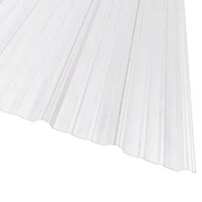 Folha de telhado de policarbonato brilhante para telhados corrugados 720 mm Largura e design ecológico 1,2 G/m3 Densidade
