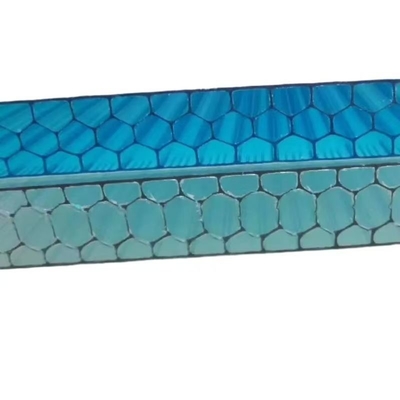 Proteção contra chuva Bruna Alta Brilhante Folhas de policarbonato oco de plástico com espessura de material durável 4mm-40mm