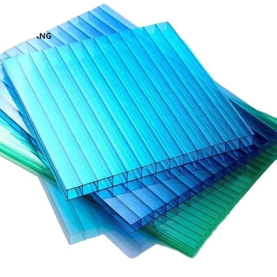 Proteção contra chuva Bruna Alta Brilhante Folhas de policarbonato oco de plástico com espessura de material durável 4mm-40mm