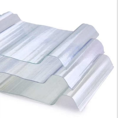 Comprimento personalizável 720-1130 mm Largura Painéis de telhado de fibra de vidro com excelente resistência à corrosão