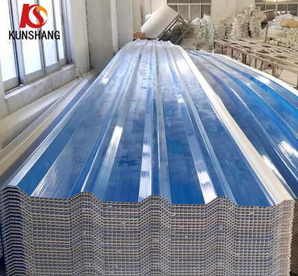 10 mm espessura Isolamento térmico de ondas altas PVC ondulado Folha de telhado oca